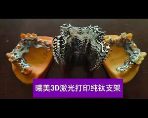 曦美3D激光打印纯钛支架